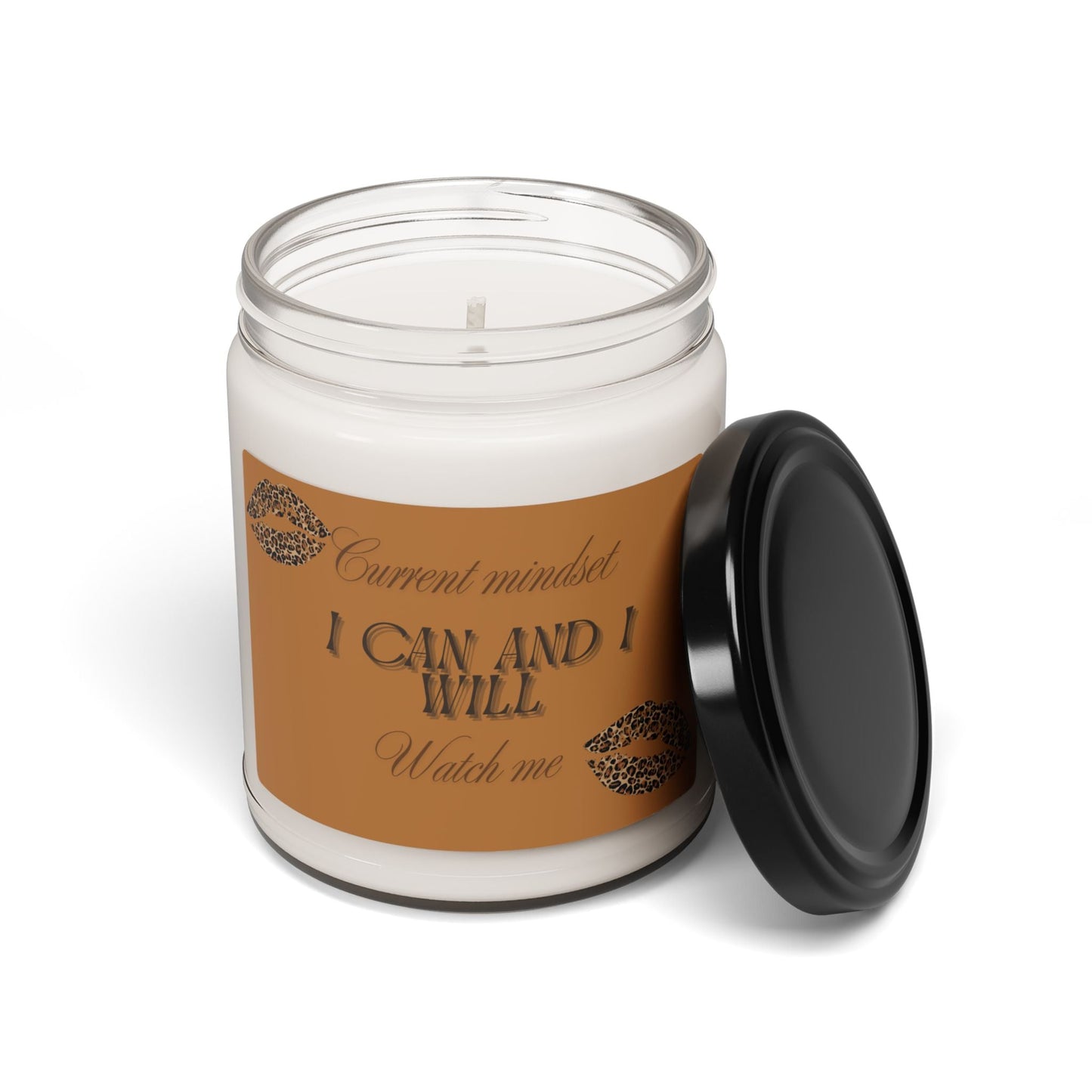 Inspiring Soy Candle, Motivational Candle for Self-Care, Home Decor, Mindfulness Gift, Cozy Aromatherapy, Positive Affirmation Printify
