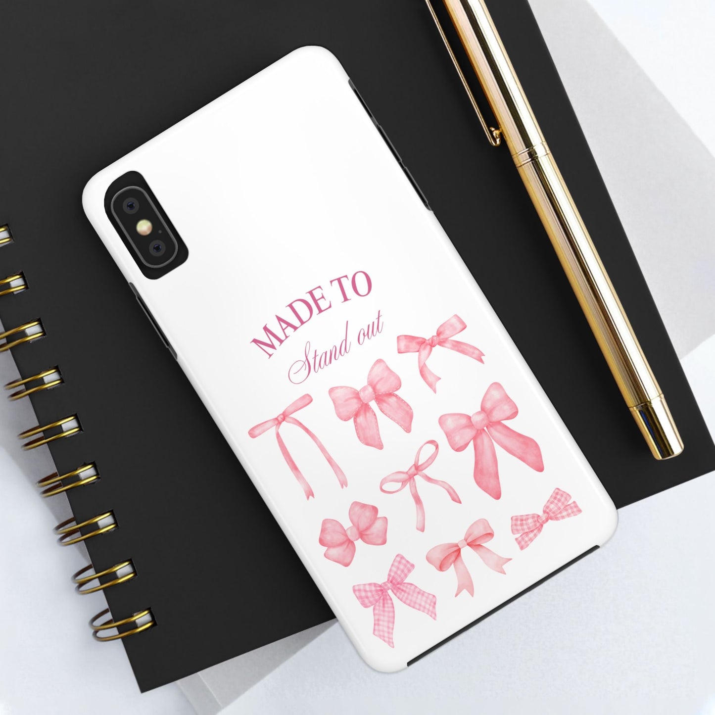 Trendy Phone Cases with Cute Bow Design Printify