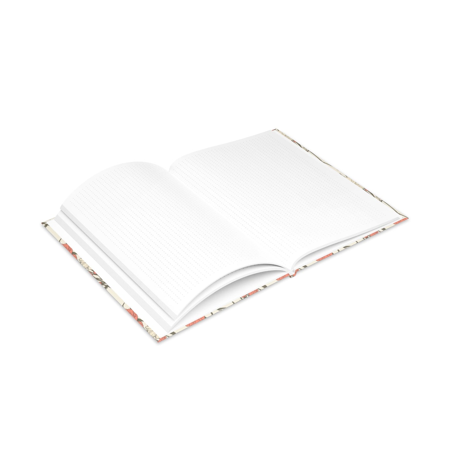 Floral Hardcover Notebook Printify