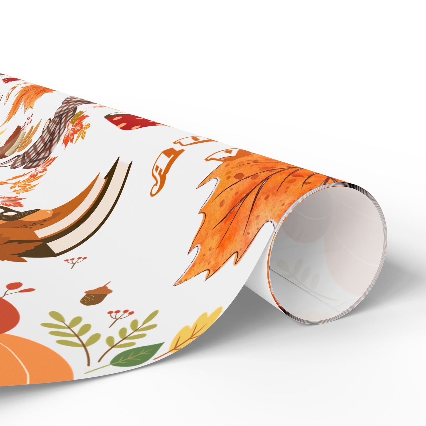Autumn-Themed Wrapping Paper, Seasonal Paper for All Occasions Printify