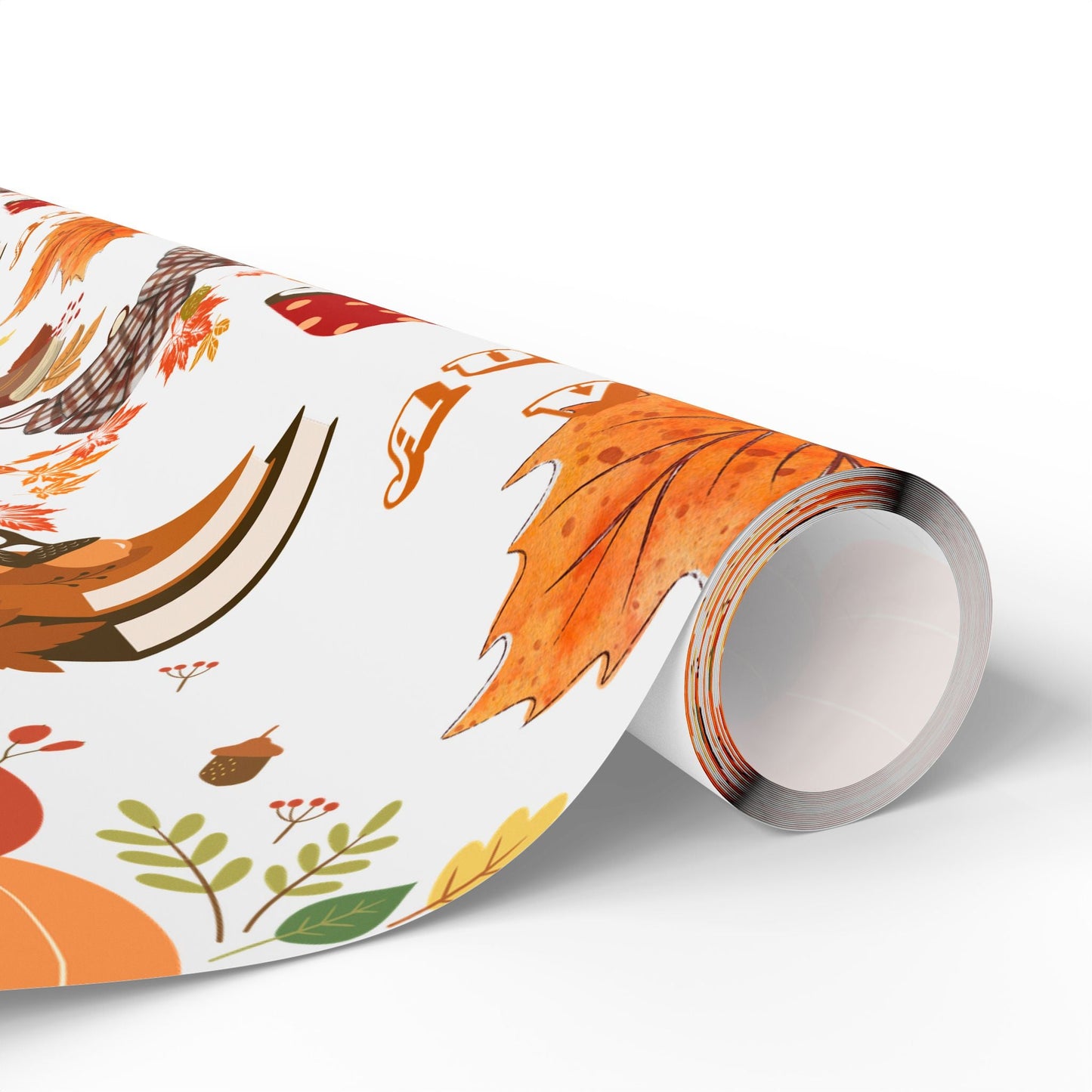 Autumn-Themed Wrapping Paper, Seasonal Paper for All Occasions Printify
