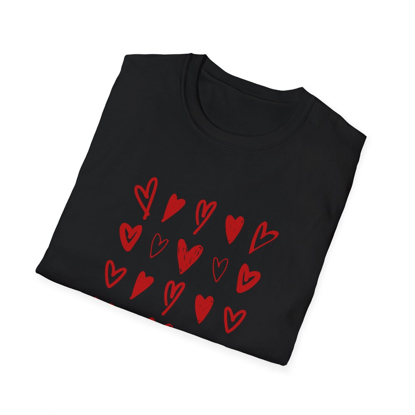 Cute Heart Tee, Casual Gift, Comfortable Everyday Wear, Heart Shirt Printify