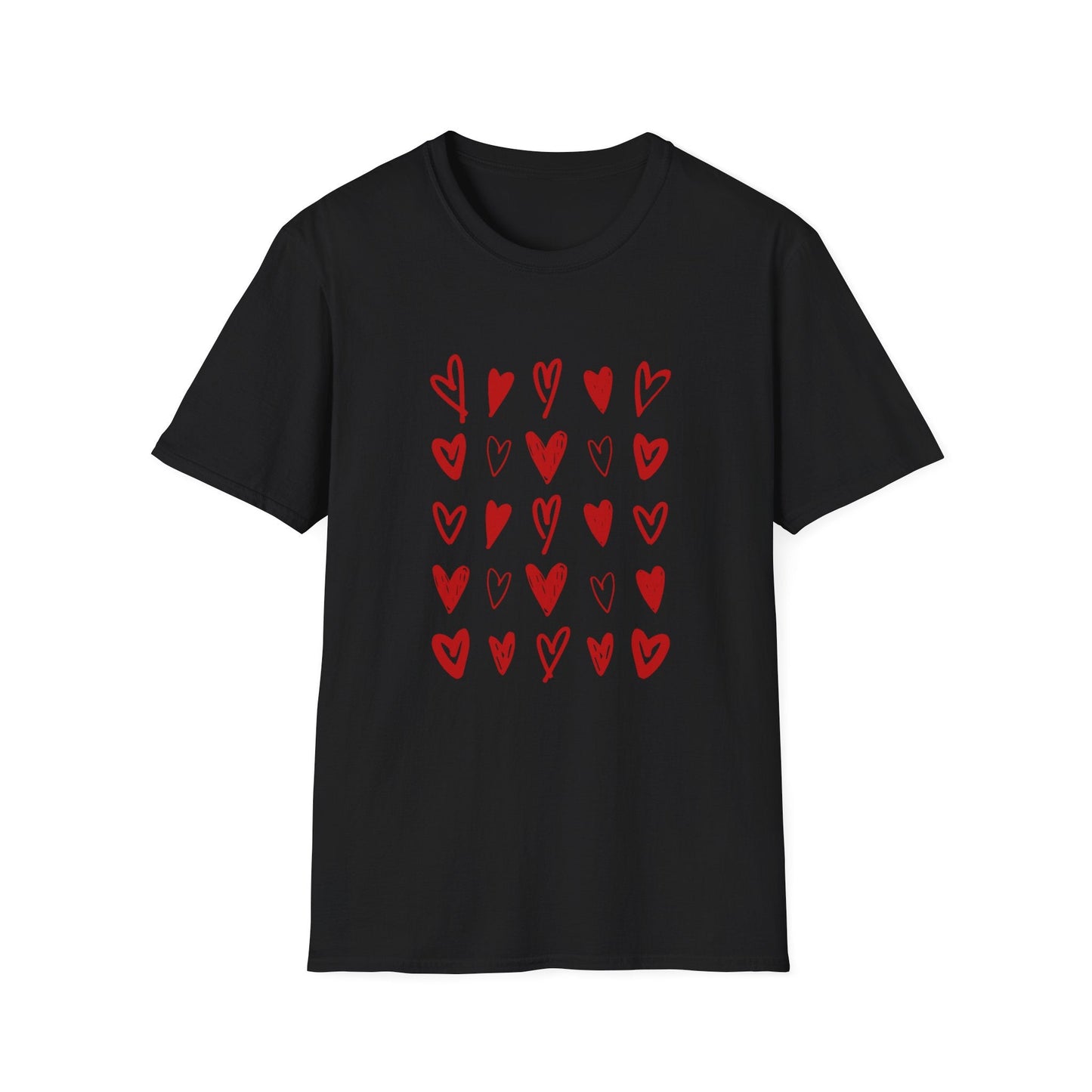 Cute Heart Tee, Casual Gift, Comfortable Everyday Wear, Heart Shirt Printify