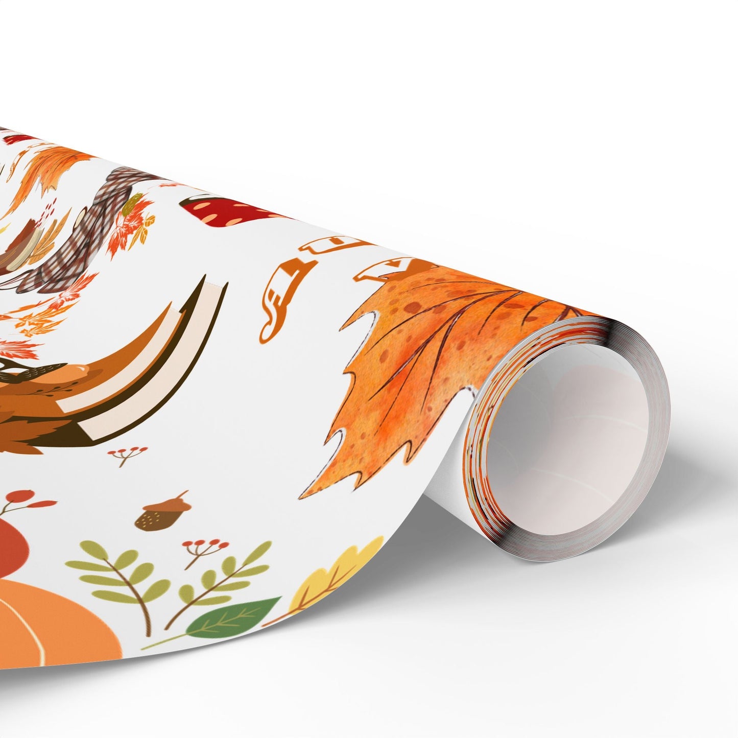 Autumn-Themed Wrapping Paper, Seasonal Paper for All Occasions Printify