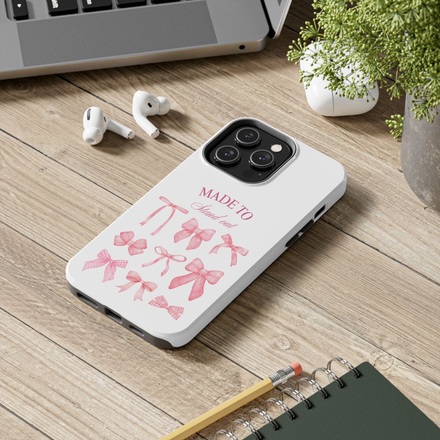 Trendy Phone Cases with Cute Bow Design Printify