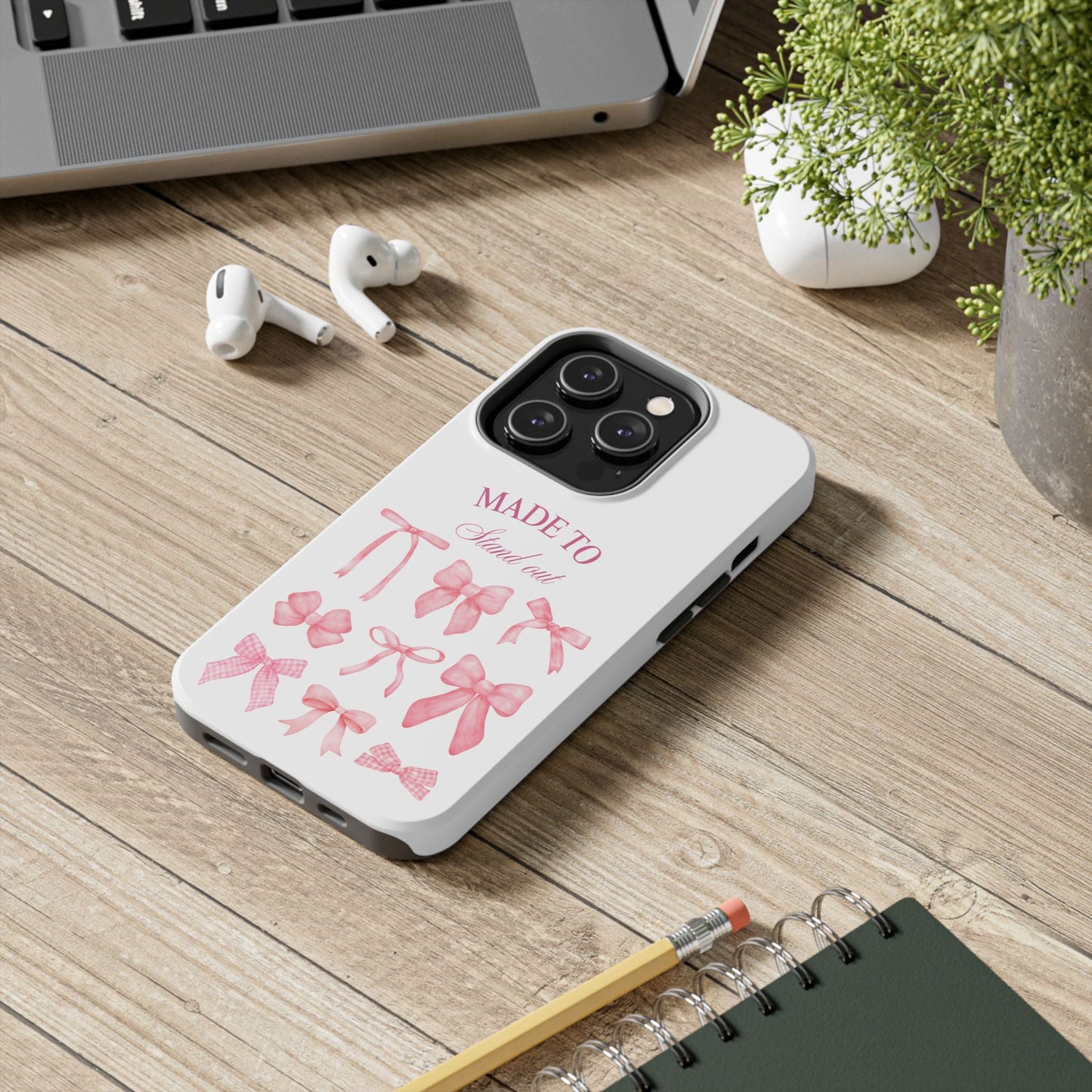 Trendy Phone Cases with Cute Bow Design Printify