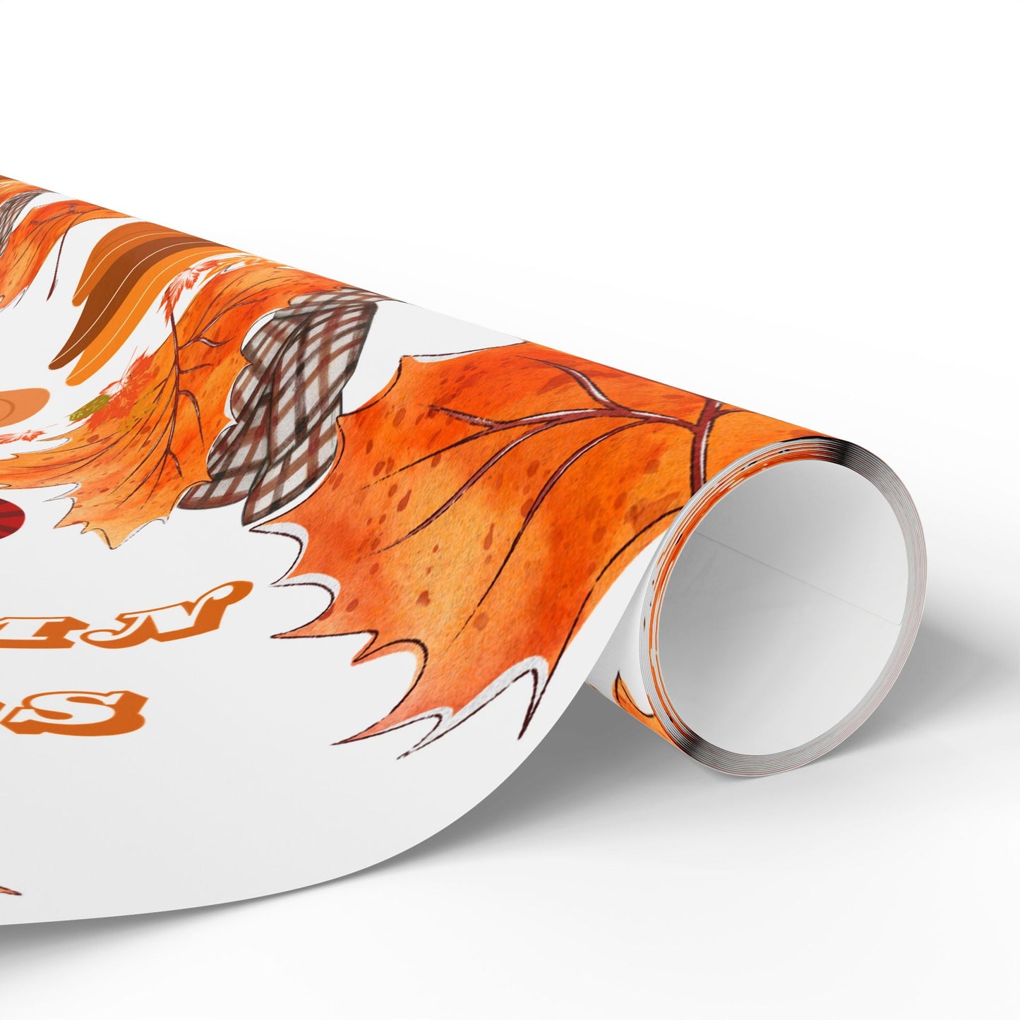 Autumn-Themed Wrapping Paper, Seasonal Paper for All Occasions Printify