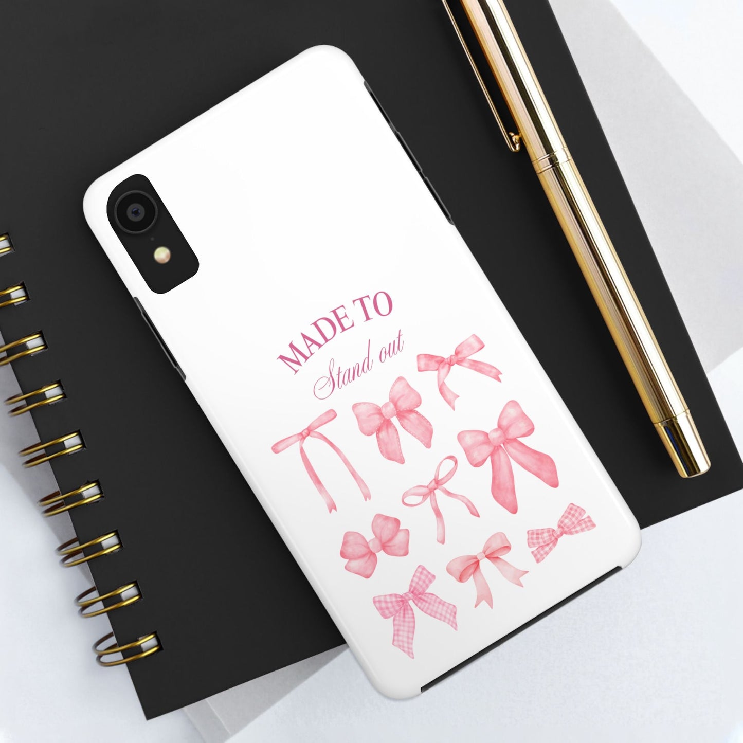 Trendy Phone Cases with Cute Bow Design Printify