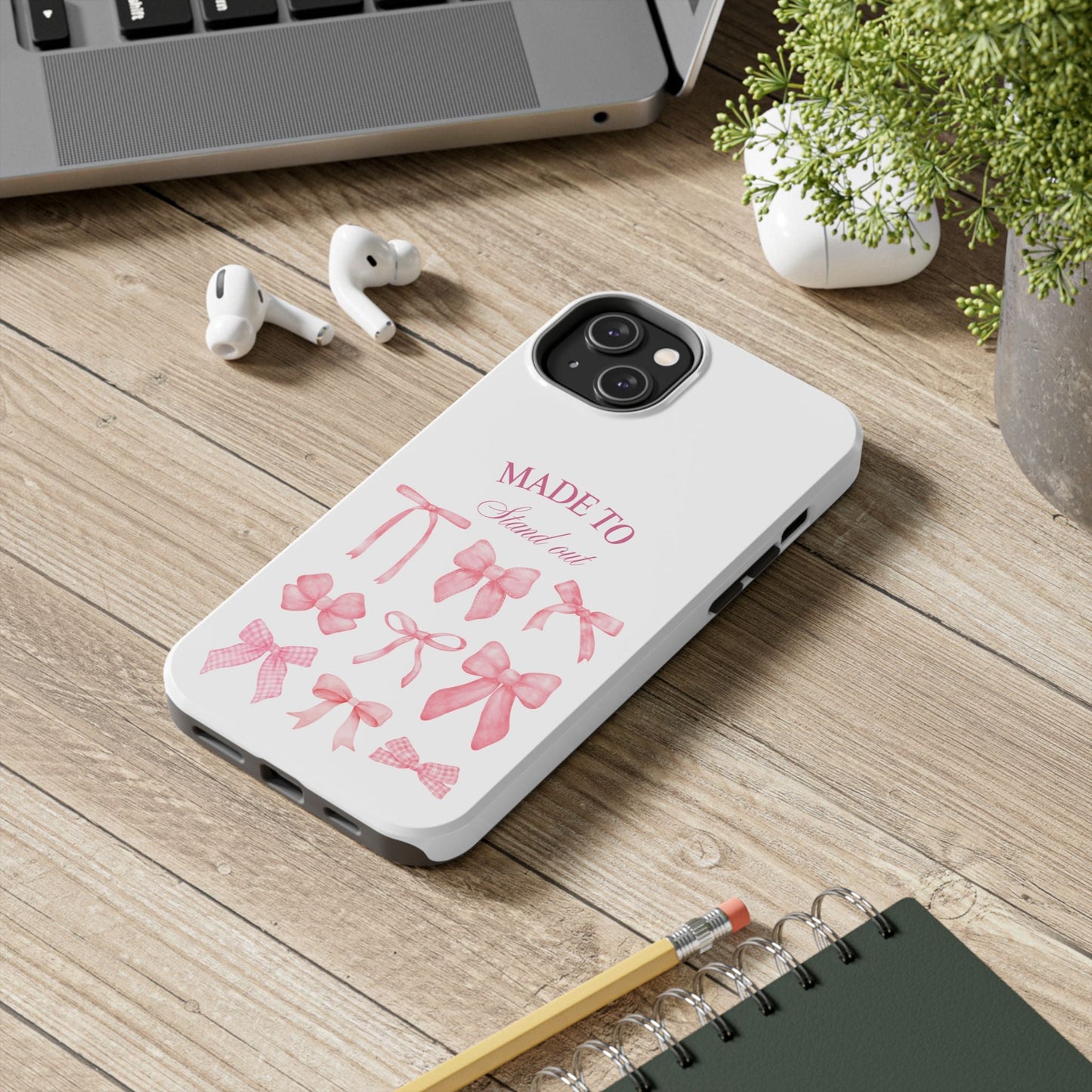 Trendy Phone Cases with Cute Bow Design Printify