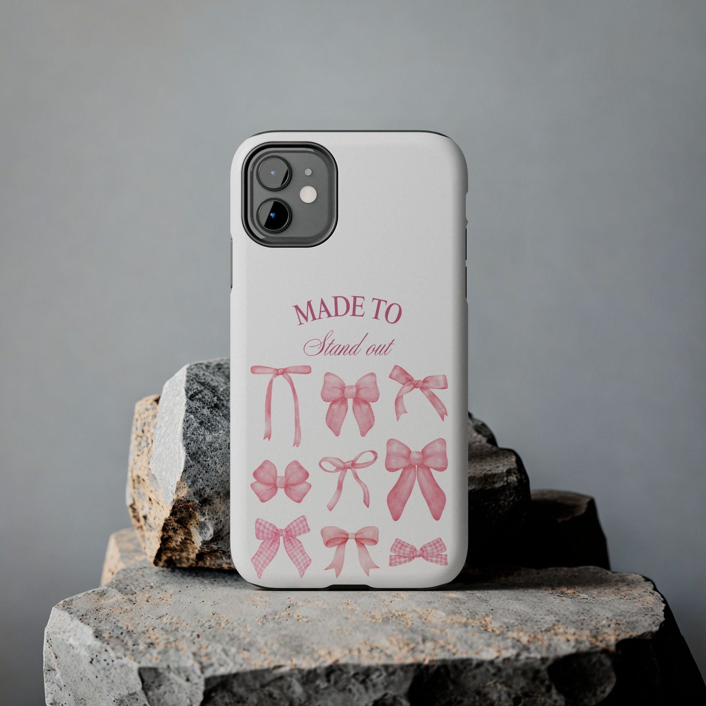 Trendy Phone Cases with Cute Bow Design Printify