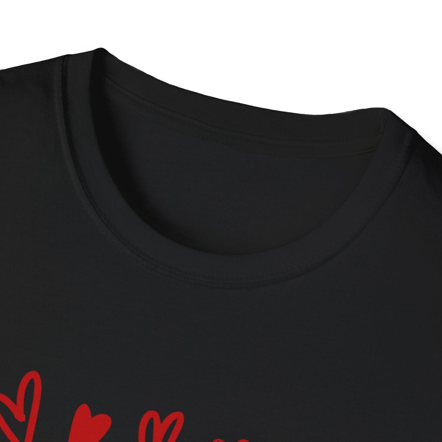 Cute Heart Tee, Casual Gift, Comfortable Everyday Wear, Heart Shirt Printify