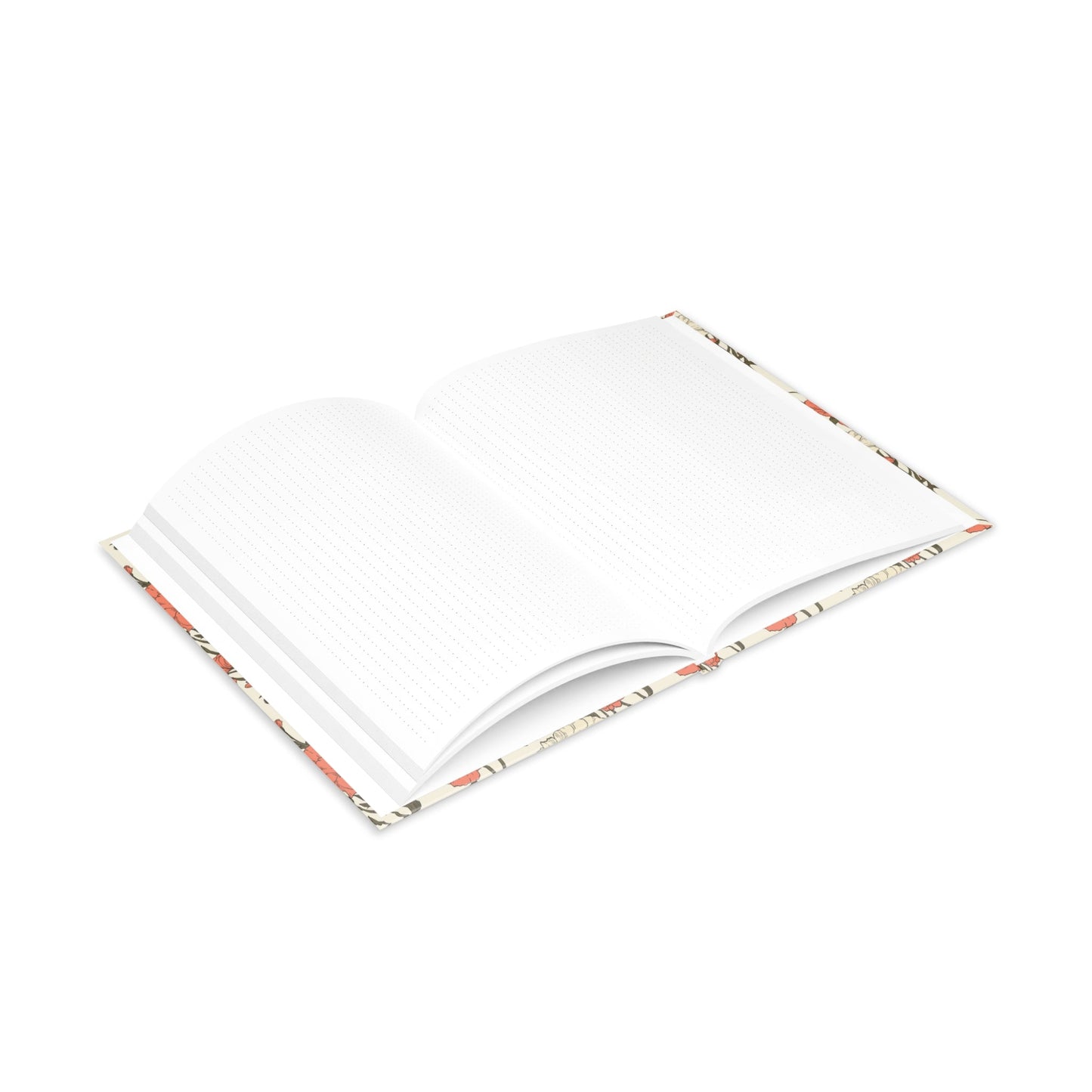 Floral Hardcover Notebook Printify