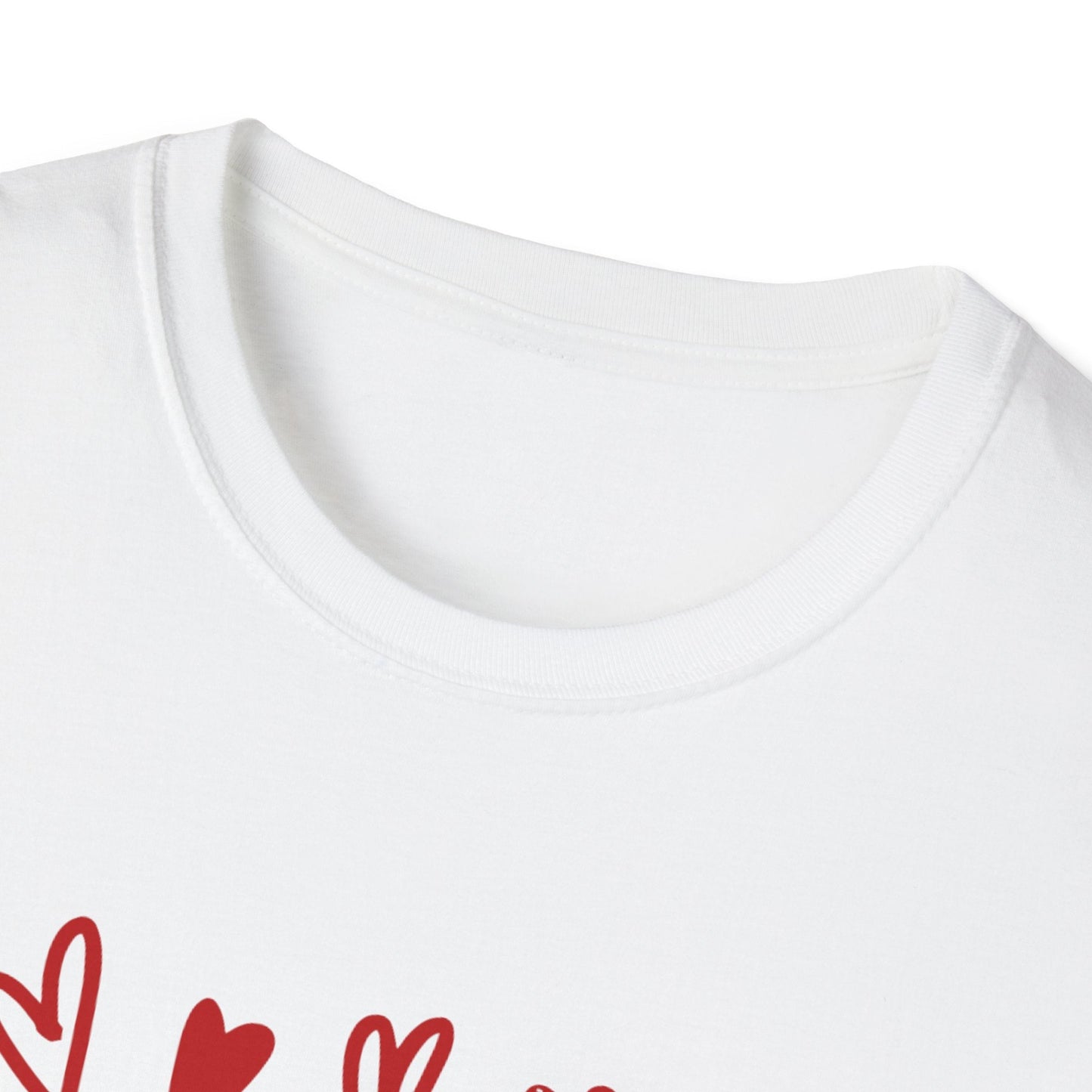 Cute Heart Tee, Casual Gift, Comfortable Everyday Wear, Heart Shirt Printify