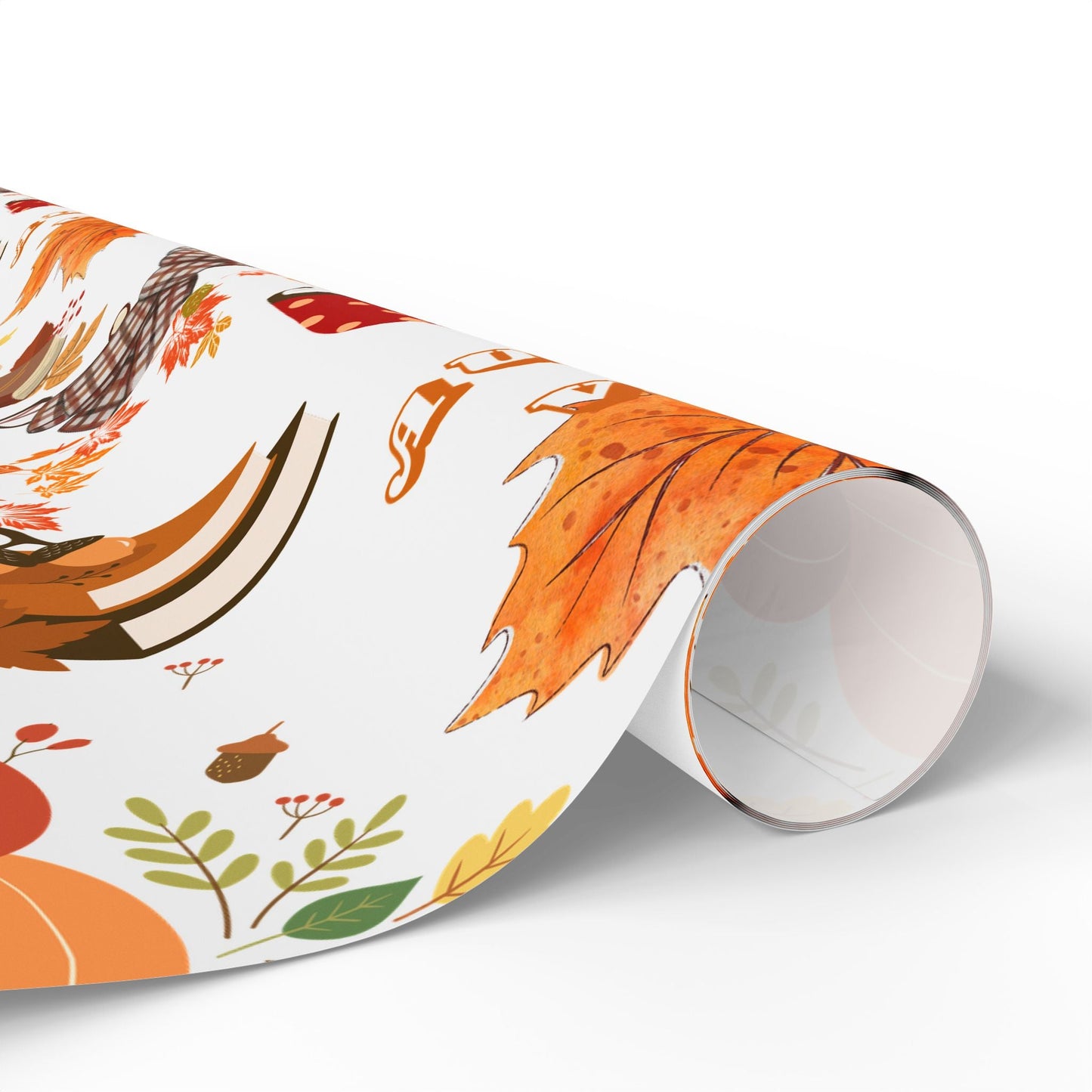 Autumn-Themed Wrapping Paper, Seasonal Paper for All Occasions Printify