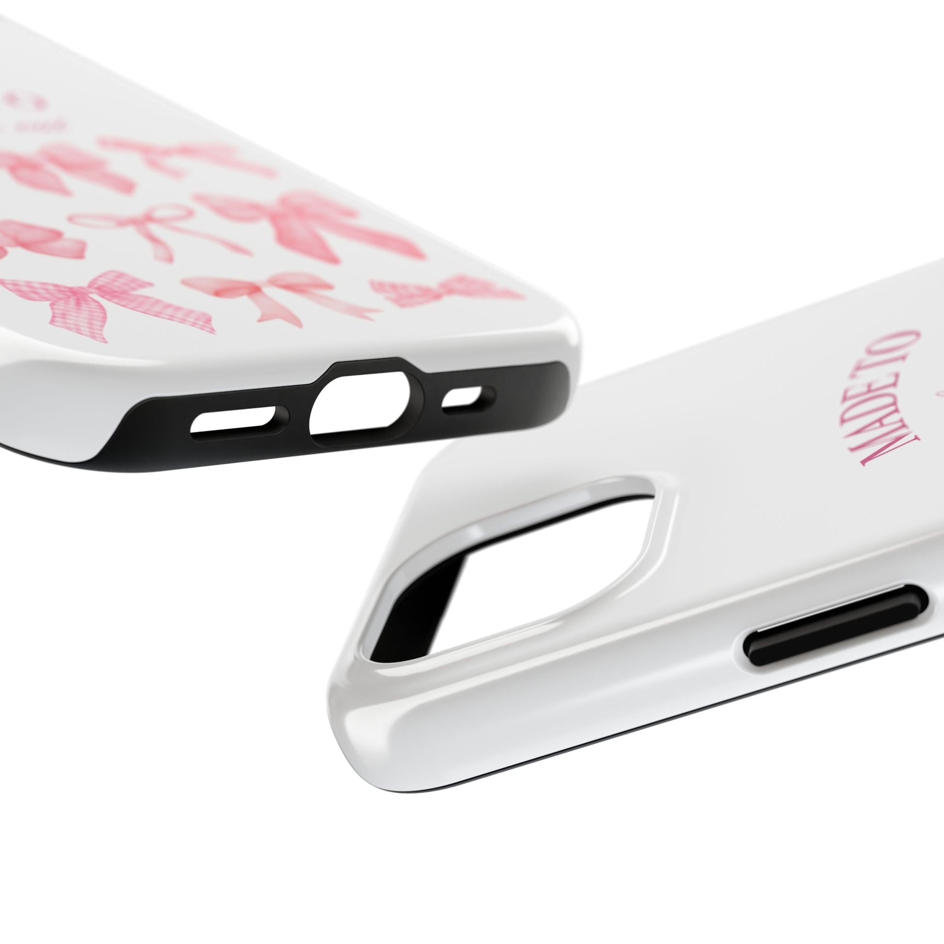 Trendy Phone Cases with Cute Bow Design Printify