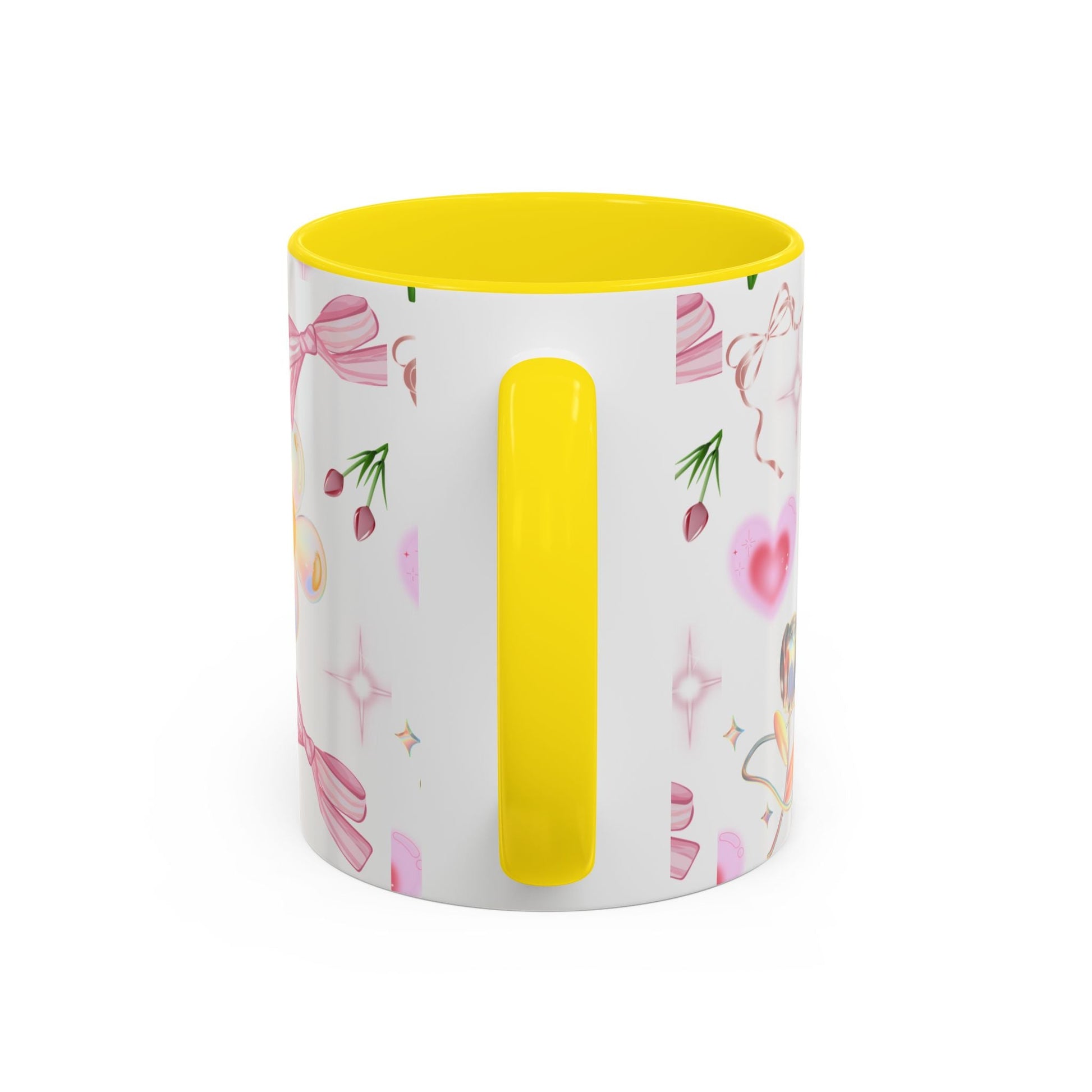 Whimsical Floral Coffee Mug with Butterfly, Cute Gift for Friends, Perfect for Birthdays, Inspirational Drinkware, Home Decor, Daily Use Printify