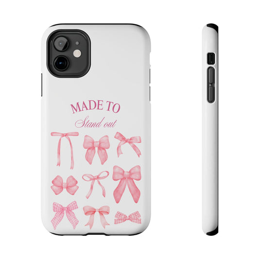 Trendy Phone Cases with Cute Bow Design Printify