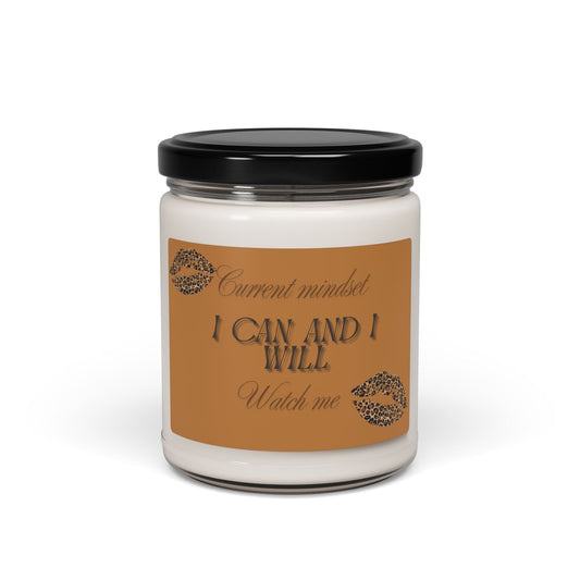 Inspiring Soy Candle, Motivational Candle for Self-Care, Home Decor, Mindfulness Gift, Cozy Aromatherapy, Positive Affirmation Printify