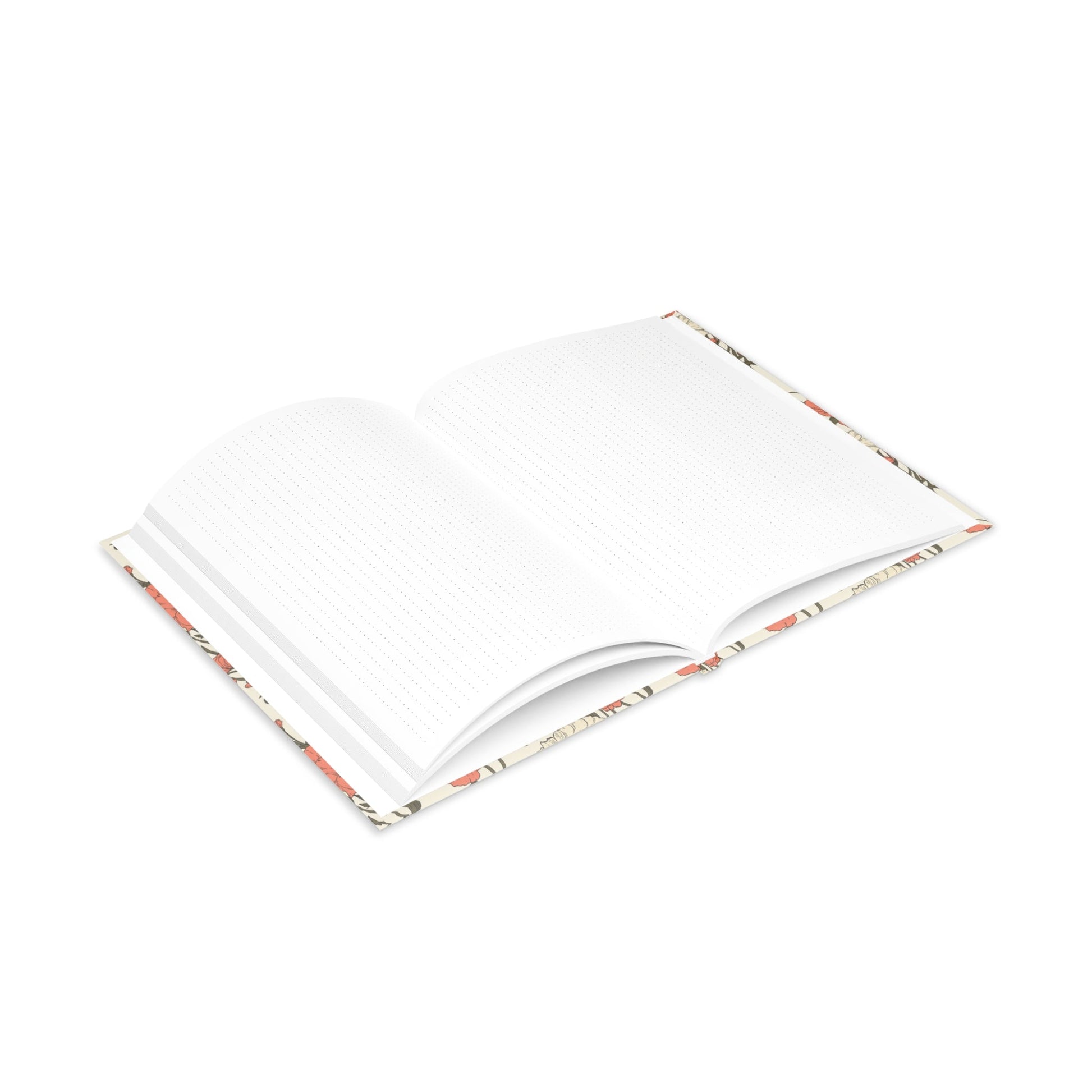 Floral Hardcover Notebook Printify