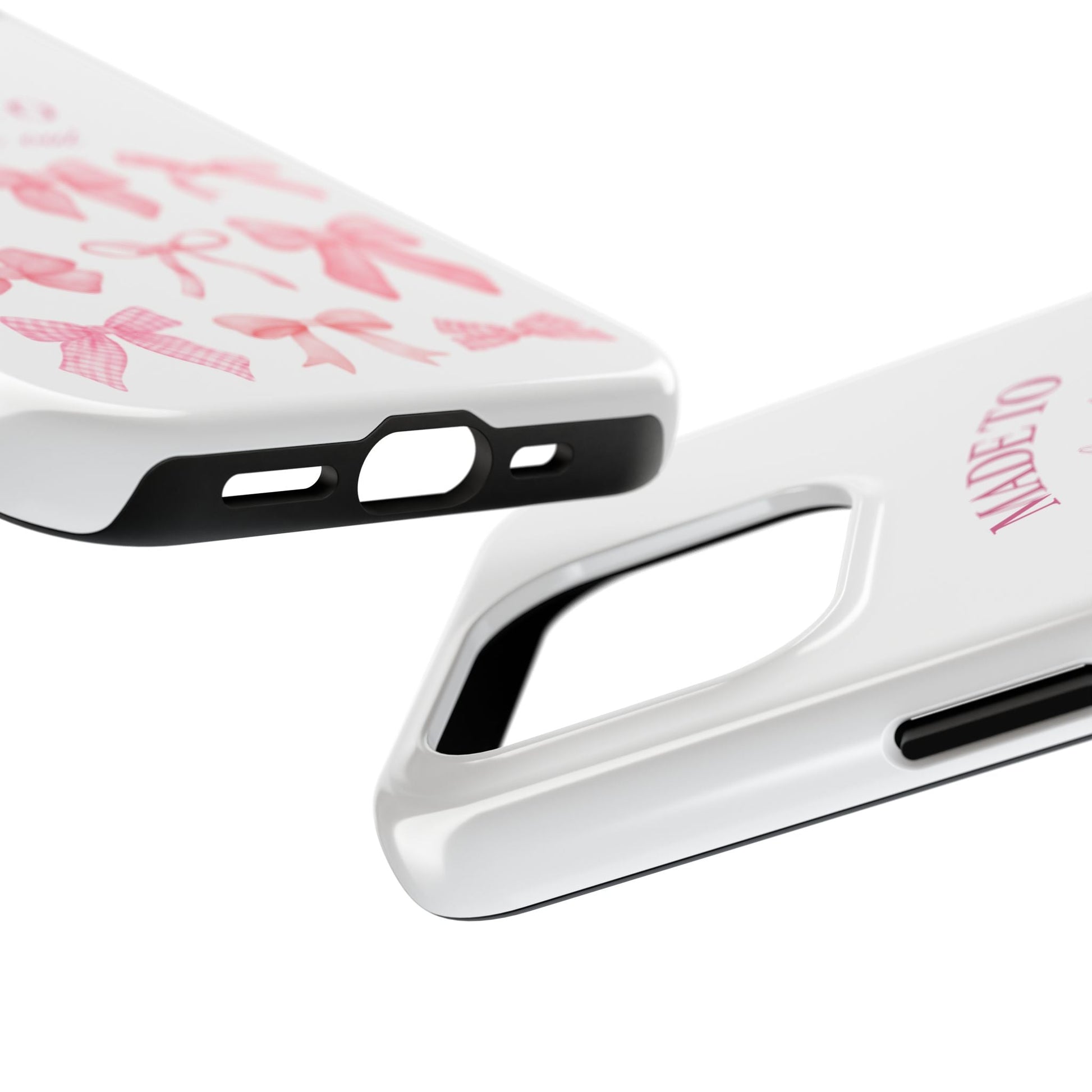 Trendy Phone Cases with Cute Bow Design Printify