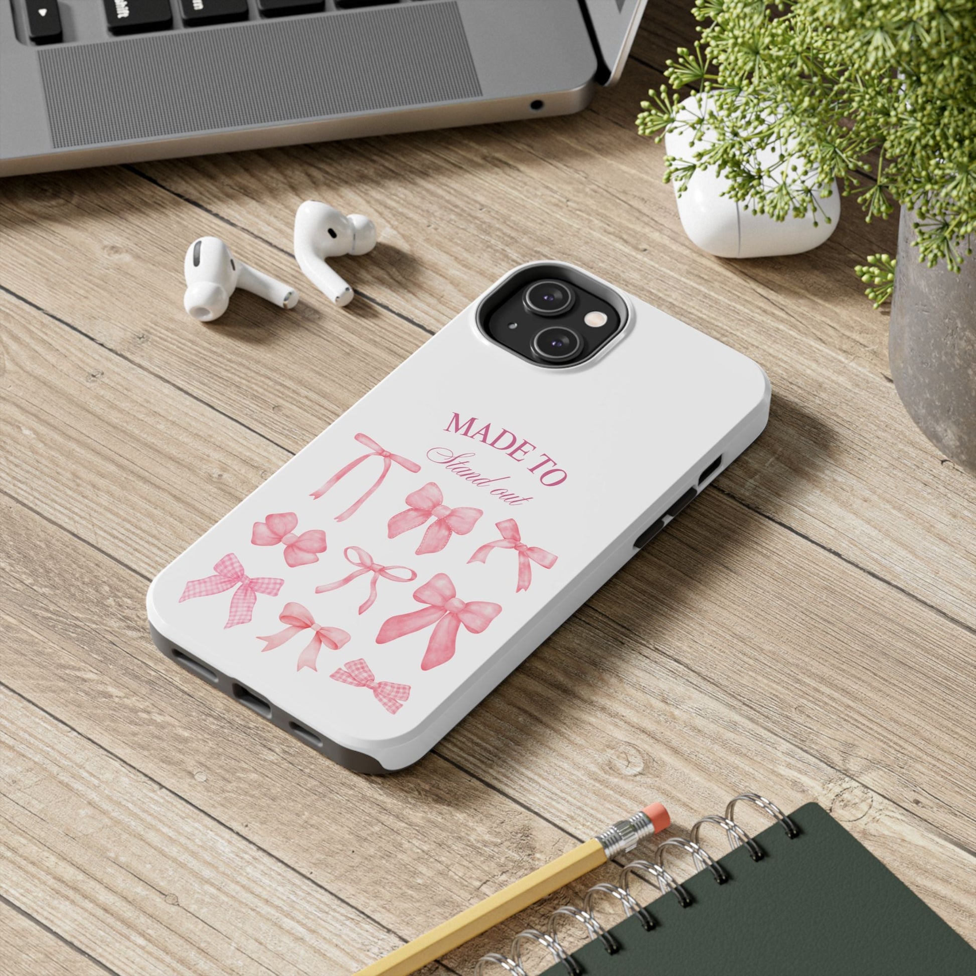 Trendy Phone Cases with Cute Bow Design Printify