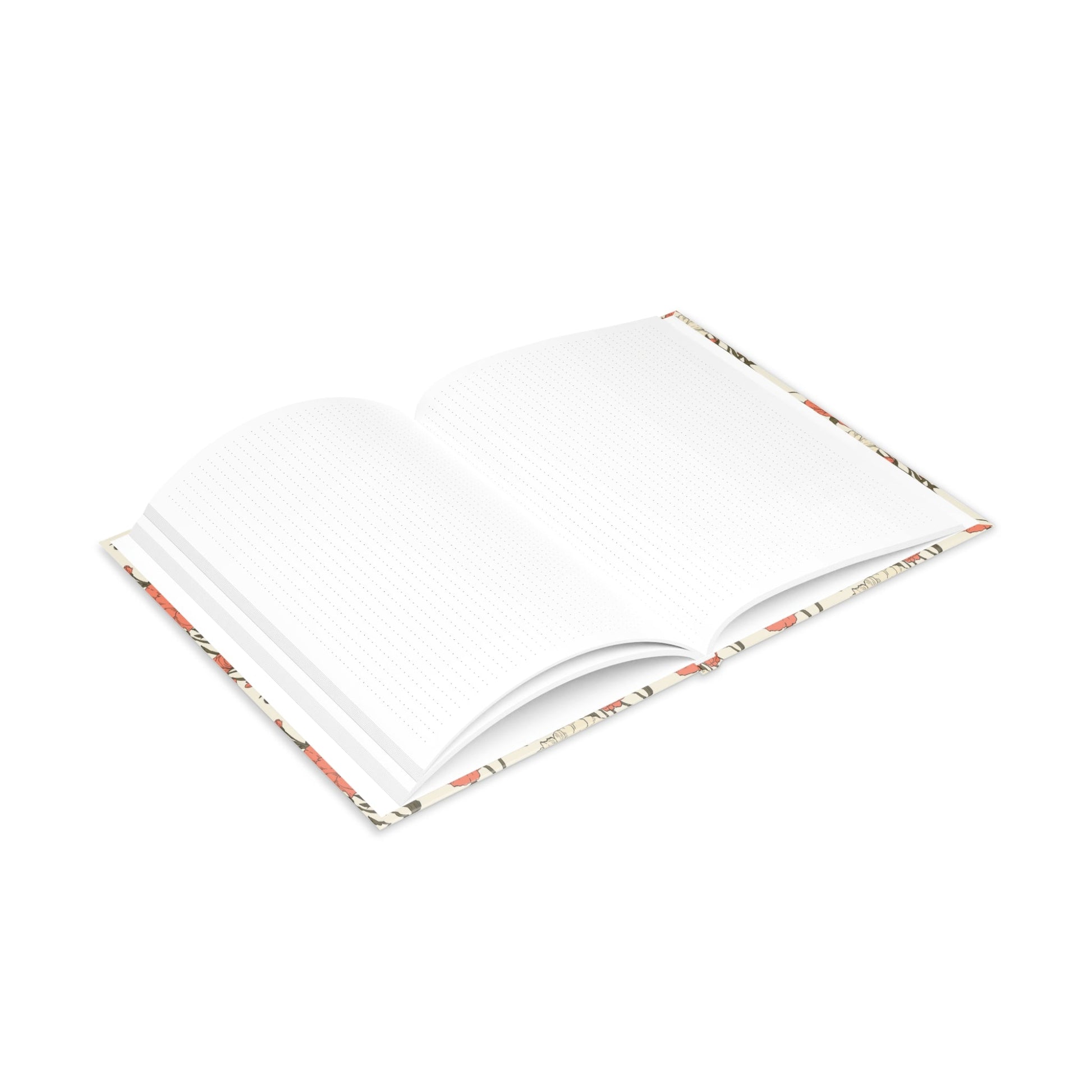 Floral Hardcover Notebook Printify
